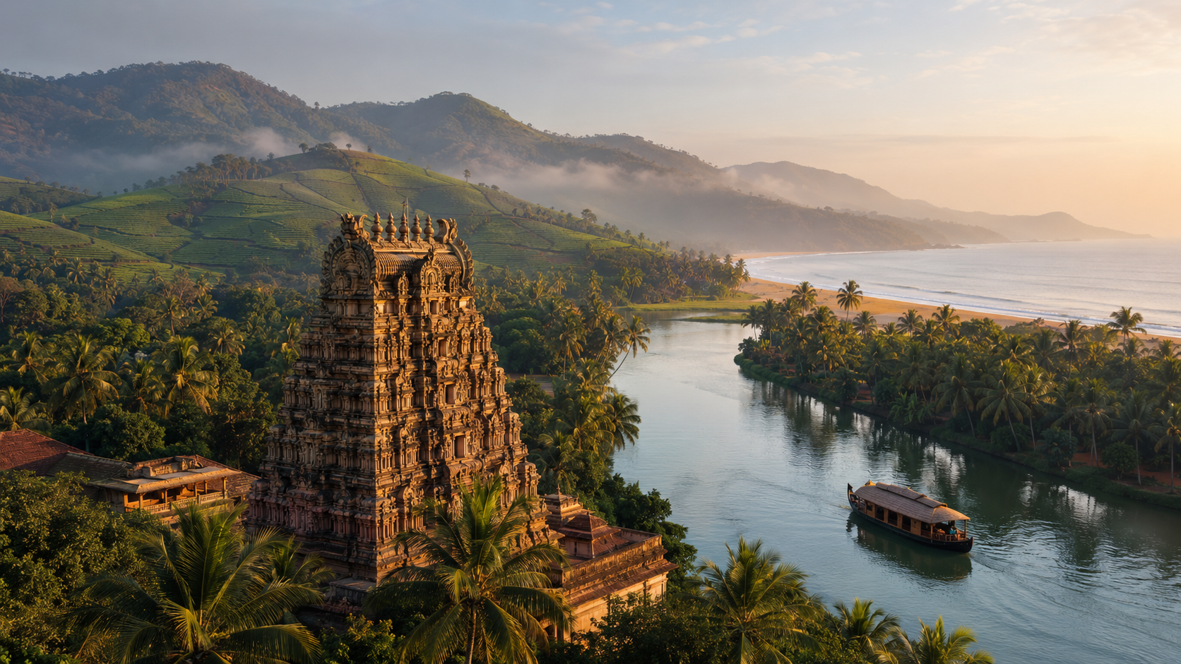 South India Travel Guide: Temples, Backwaters, Beaches and Hill Country
